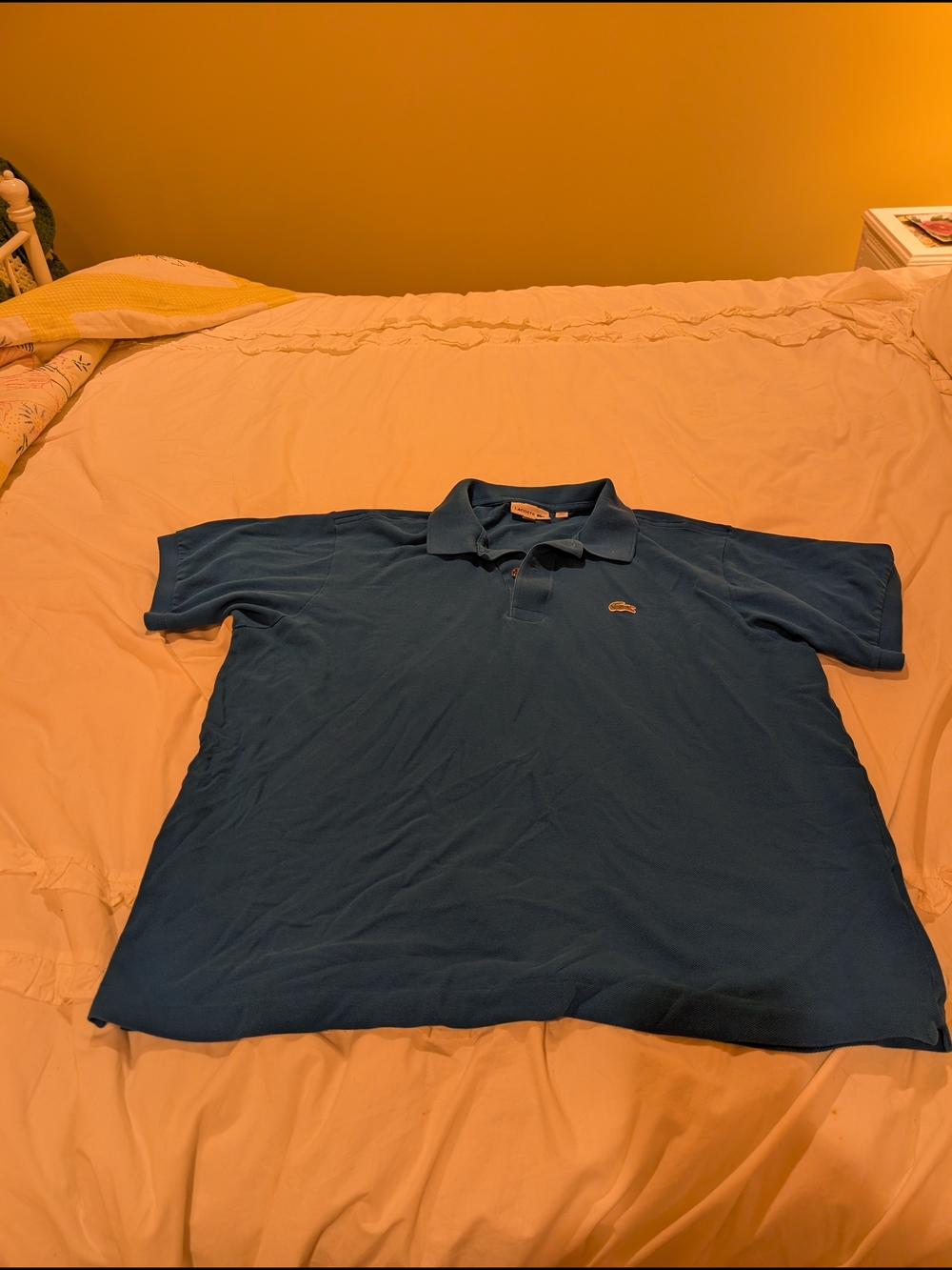 Lacoste XXL Men's Blue Polo Shirt - Classic Short Sleeve